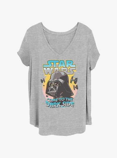 Star Wars Darth Vader Come To The Dark Side Girls T-Shirt Plus