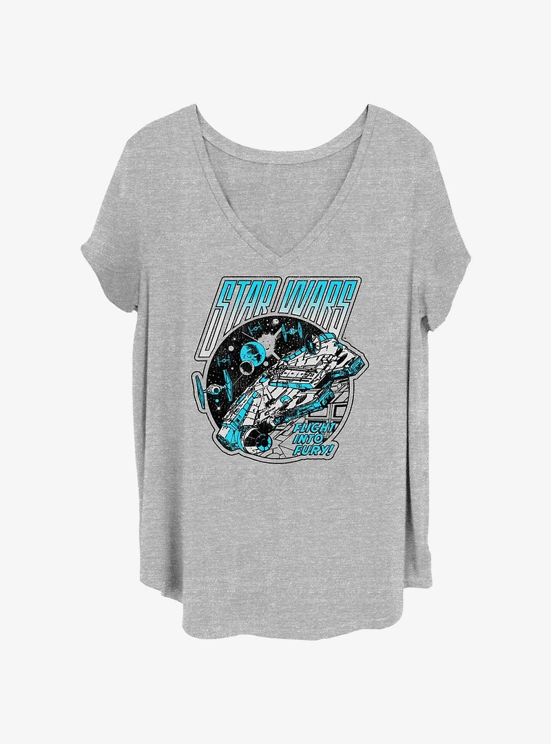 Star Wars Fight or Flight Girls T-Shirt Plus