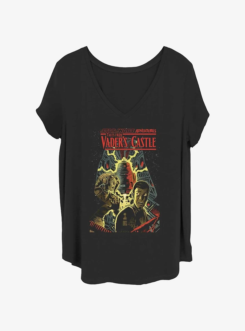Star Wars Spaceship Vader's Castle Girls T-Shirt Plus
