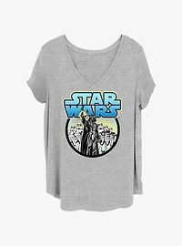 Star Wars Darth Vader Leader of the Troops Girls T-Shirt Plus
