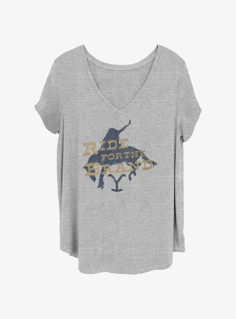 Yellowstone Born To Ride Girls T-Shirt Plus