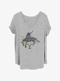 Yellowstone Born To Ride Girls T-Shirt Plus