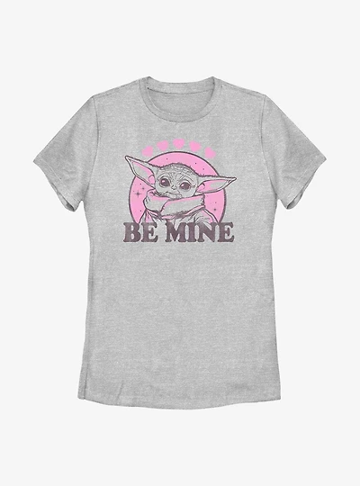 Star Wars The Mandalorian Grogu Be Mine Womens T-Shirt