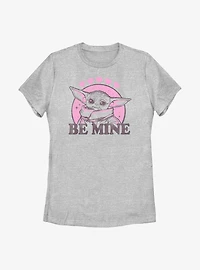 Star Wars The Mandalorian Grogu Be Mine Womens T-Shirt