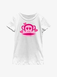 Paul Frank Julius Monkey Heart Youth Girls T-Shirt