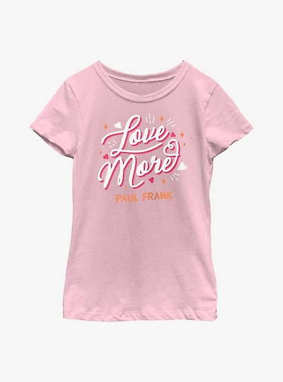 Paul Frank Love More Youth Girls T-Shirt