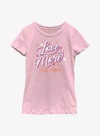 Paul Frank Love More Youth Girls T-Shirt