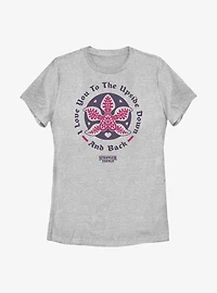 Stranger Things Upside Down Love Womens T-Shirt