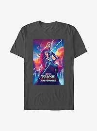 Marvel Thor: Love and Thunder Asgardian Movie Poster T-Shirt