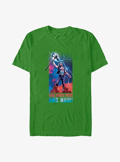Marvel Thor: Love and Thunder Ends Here Now T-Shirt