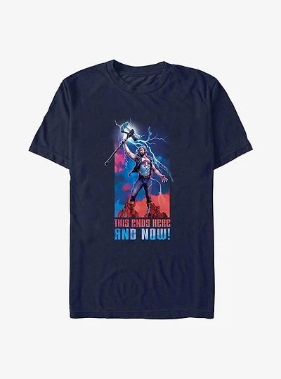 Marvel Thor: Love and Thunder Ends Here Now T-Shirt
