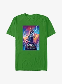 Marvel Thor: Love and Thunder Valkyrie Movie Poster T-Shirt