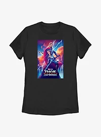 Marvel Thor: Love and Thunder Asgardian Movie Poster Womens T-Shirt