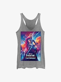 Marvel Thor: Love and Thunder Asgardian Movie Poster Womens Tank Top