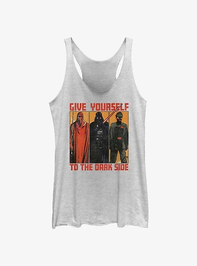 Star Wars Return of The Jedi 40th Anniversary Give Yourself To Dark Side Girls Tank