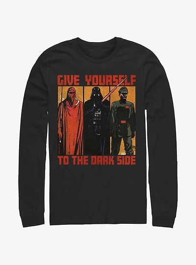 Star Wars Return of The Jedi 40th Anniversary Give Yourself To Dark Side Long-Sleeve T-Shirt