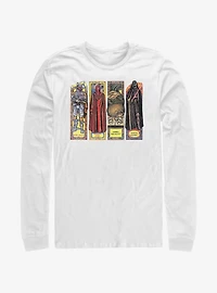 Star Wars Return of the Jedi 40th Anniversary Stained Glass Characters Long-Sleeve T-Shirt