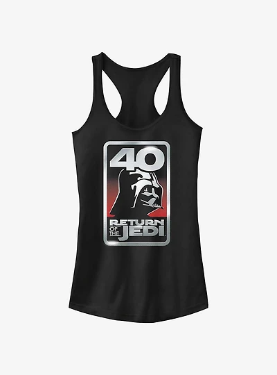 Star Wars Return of the Jedi 40th Anniversary Logo Girls Tank