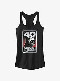 Star Wars Return of the Jedi 40th Anniversary Logo Girls Tank