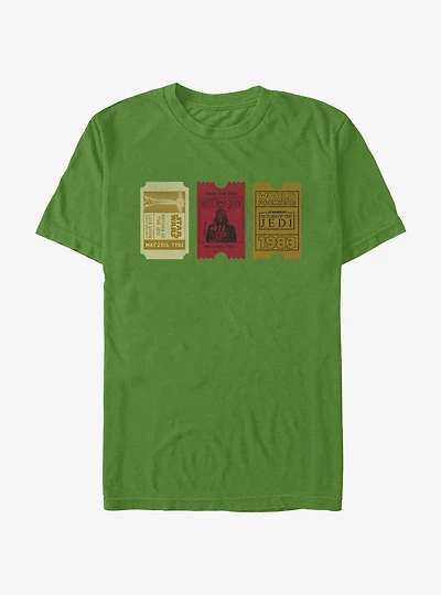 Star Wars Return of the Jedi 40th Anniversary Ticket Stubs T-Shirt