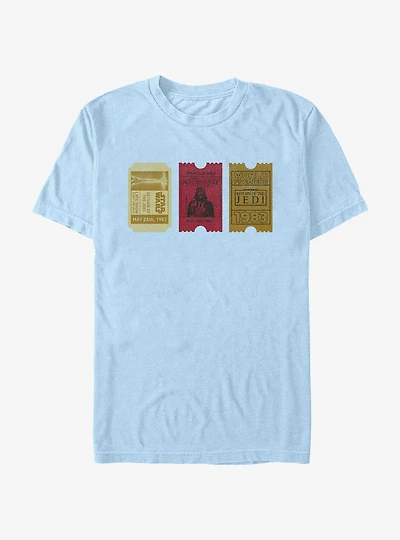 Star Wars Return of the Jedi 40th Anniversary Ticket Stubs T-Shirt