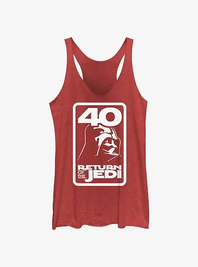 Star Wars Return of the Jedi 40th Anniversary Vader Badge Girls Tank