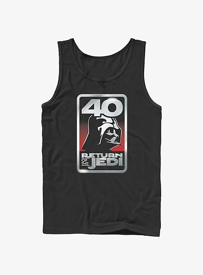 Star Wars Return of the Jedi 40th Anniversary Logo Tank