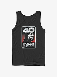 Star Wars Return of the Jedi 40th Anniversary Logo Tank
