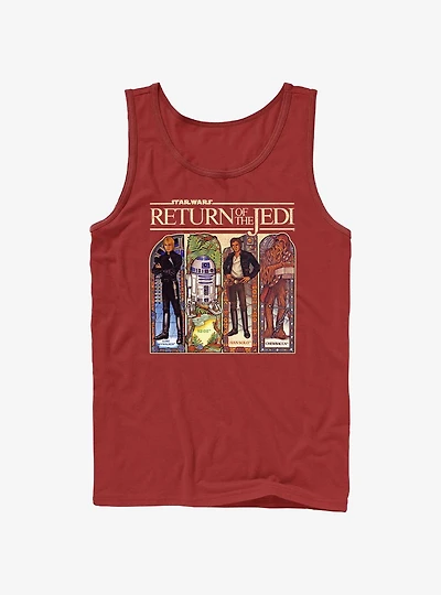Star Wars Return of the Jedi 40th Anniversary Stained Glass Lineup Tank