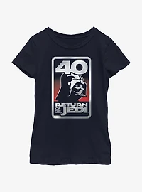 Star Wars Return Of The Jedi 40th Anniversary Youth Girls T-Shirt