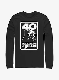 Star Wars Return Of The Jedi 40th Anniversary Badge Long-Sleeve T-Shirt