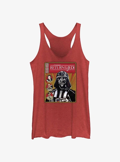 Star Wars Return Of The Jedi Vader Cover Womens Tank Top
