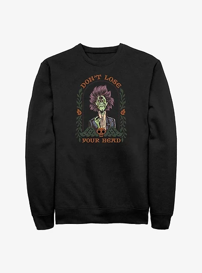 Disney Hocus Pocus 2 Don't Lose Your Head Billy Butcherson Sweatshirt