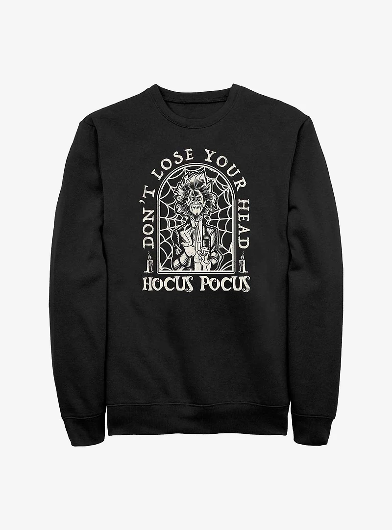 Disney Hocus Pocus 2 Don't Lose Your Head Billy Tombstone Sweatshirt