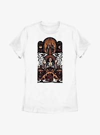 Disney Hocus Pocus 2 Character Triptic Womens T-Shirt