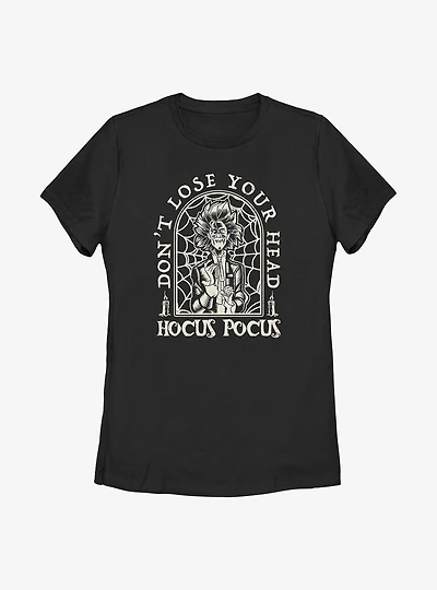 Disney Hocus Pocus 2 Don't Lose Your Head Billy Tombstone Womens T-Shirt