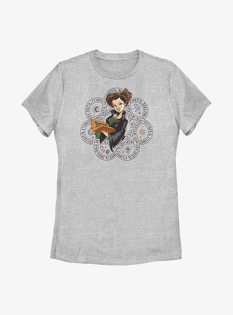 Disney Hocus Pocus 2 Winnie Sanderson Runes Womens T-Shirt