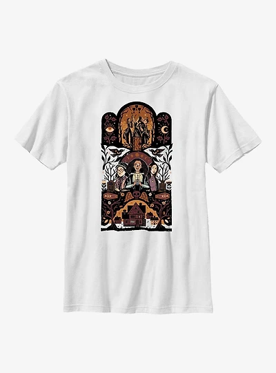 Disney Hocus Pocus 2 Character Triptic Youth T-Shirt