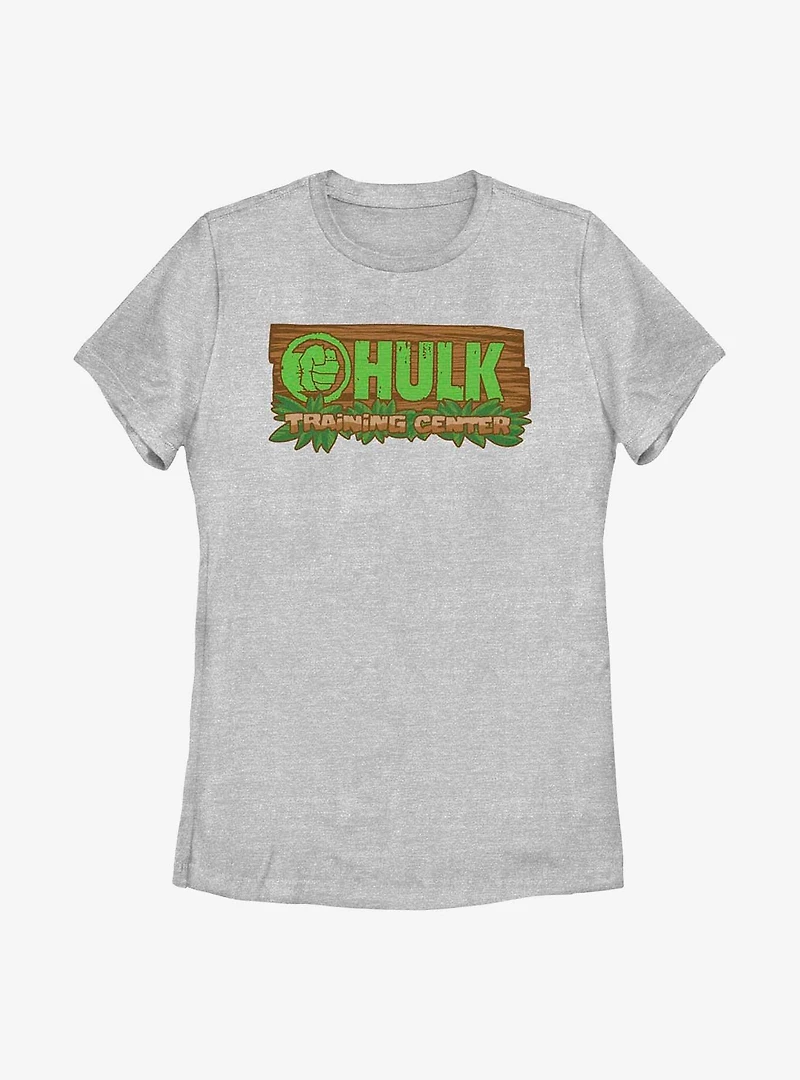 Marvel Hulk Tropical Training Center Womens T-Shirt