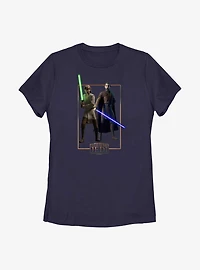 Star Wars: Tales of the Jedi Count Dooku and Qui-Gon Jinn Womens T-Shirt
