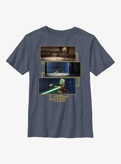 Star Wars: Tales of the Jedi Ashoka Panels Youth T-Shirt