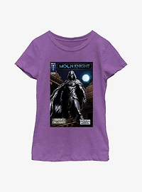 Marvel Moon Knight Embrace The Chaos Comic Cover Poster Youth Girls T-Shirt