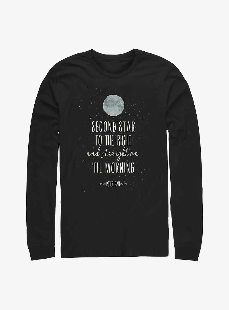 Disney Peter Pan Second Start To The Right Long-Sleeve T-Shirt