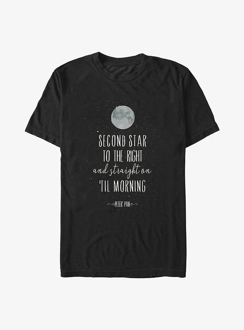 Disney Peter Pan Second Start To The Right T-Shirt