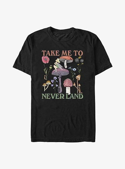 Disney Peter Pan Take Me To Never Land Cottagecore  T-Shirt