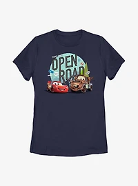 Disney Pixar Cars Take The Open Road Womens T-Shirt