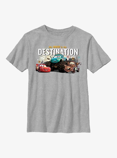 Disney Pixar Cars The Drive Is Destination Youth T-Shirt