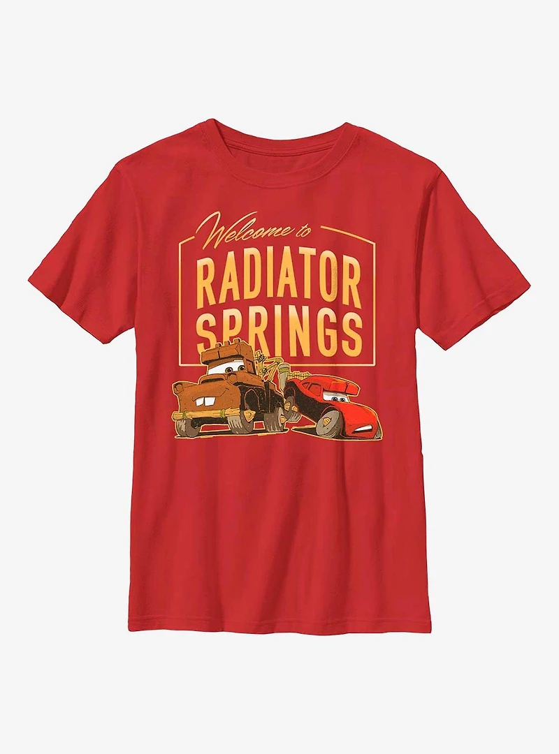 Disney Pixar Cars Welcome To Radiator Springs Youth T-Shirt