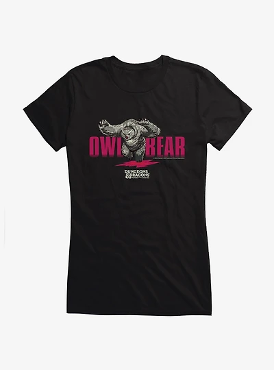 Dungeons & Dragons: Honor Among Thieves Owlbear Pose Girls T-Shirt