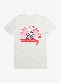 It's Happy Bunny Easy To Love T-Shirt